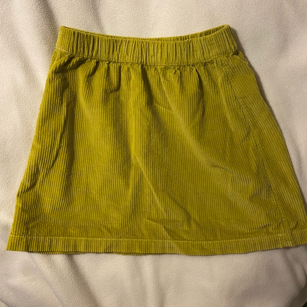 American eagle lime green mini skirt
